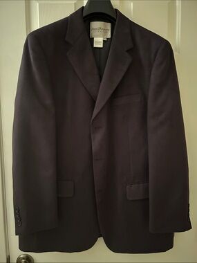 New Norm Thompson “Charles” Sport Coat - Black Faux Suede